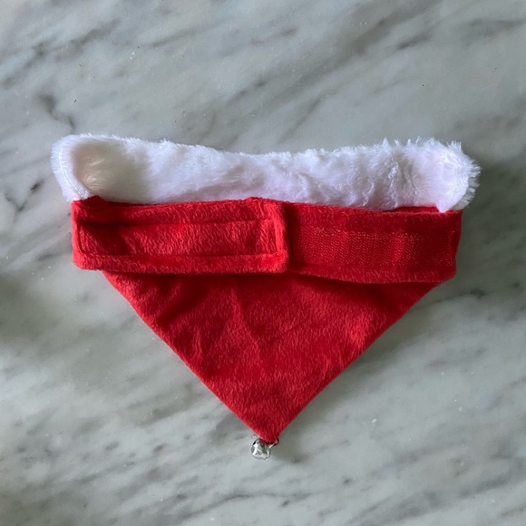Dog Santa Hat Bandanna - Picture 2 of 6
